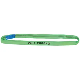 PETEX Rundschlinge, WLL Tragkraft: 2000 kg, Länge 1 m, Umfang 2 m, nach DIN EN 1492-2, Grün