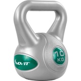 MOVIT Kettlebell Kettlebell STYLISH, Kugelhantel, (Hantel), Stylisch grau 10 kg