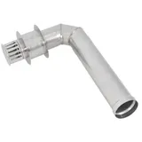 OEM Edelstahl Abgasrohr/schornsteinrohr Satz (wanddurchführung),110 Mm Anschluss Passend Auf Der Ttulpe Indoor B10 Und B-11 Theflu002