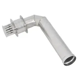 OEM Edelstahl Abgasrohr/schornsteinrohr Satz (wanddurchführung),110 Mm Anschluss Passend Auf Der Ttulpe Indoor B10 Und B-11 Theflu002