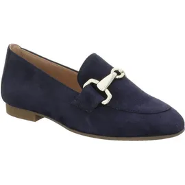 Gabor Slipper & Mokassin 5.211, Rauleder, Blau, Damen - Blau - 43