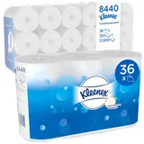 Kleenex Toilet Tissue Rollen - Standard/Weiß / 6 Beutel x 6 Kleinrollen x 350 Blätter, 1er Pack (1 x 6 Stück)