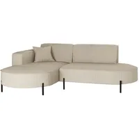 Kaiser möbel Ecksofa, Sofa L-Form Designer Modena Rein stoff