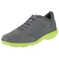 GEOX Geox Sneaker Leder/Mesh Sneaker grau|grün 43 EU