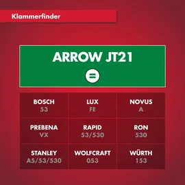 ARROW Klammer JT21 8 mm 5000 Stück