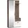 WFL GROUP Nex Garderobenschrank 97x195x30 cm Trüffel Eiche/Weiß