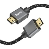 Hama HDMI-Kabel 3 m HDMI Typ A (Standard) Schwarz, Grau