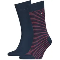 Tommy Hilfiger Small Stripes Herren Socks (2er Pack),tommy original, 47/49