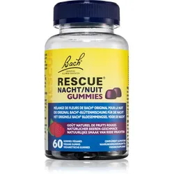 Bach® Flower Remedies RESCUE® Gummies night Gummibärchen mit Pflanzenextrakten Geschmack Raspberry 60 St.