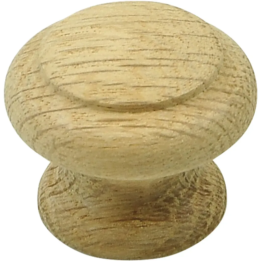 Möbelknopf S70 Holz -  35 / 29 / Eiche roh