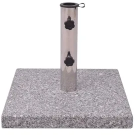 vidaXL Schirmständer Granit 20 kg Grau