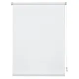 Deco Company Rollo, Blickdicht, Klemmrollo Uni, Montage zum Klemmen, Lichtdurchlässig, Rollo für Fenster ohne Bohren, Weiß, 50 x 150 cm (BxH)