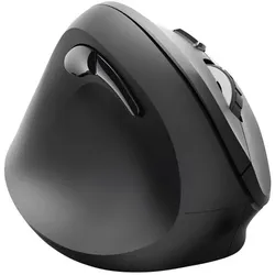 Hama EMW-500L Ergonomische Maus Funk Optisch Schwarz 6 Tasten 1800 dpi Ergonomisch