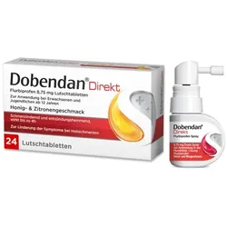 DOBENDAN Direkt Spray 15ml. + DOBENDAN Direkt 24St. 15+24 St
