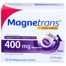 STADA Magnestrans Duo-Aktiv Magnesium Granulat 50 Sticks