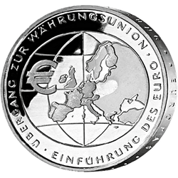 Bund 10 Euro Währungsunion 2002 st