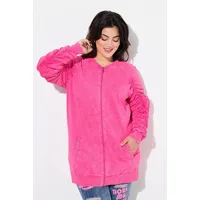 Angel Of Style by Happy Size Angel of Style Sweatjacke in hibiskuspink | Gr.: 54