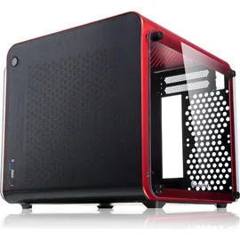 RAIJINTEK Metis Evo TG (Mini-ITX), PC Gehäuse, Schwarz, Transparent, Rot