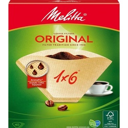 Melitta Kaffeefilter 1X6 – 40 Stk., Kaffeemaschinen Zubehör