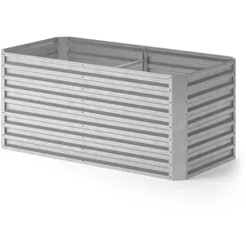 Vicco Komposter Silber, 180 x 90 cm, Gartenzubehör, Gartenpflege, Gartengeräte
