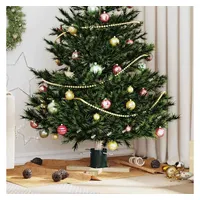 vidaXL Weihnachtsbaumständer Grün 50 x 50 x 16 cm Massives Kiefernholz