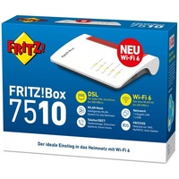 AVM FRITZ!Box 7510 WLAN-Router rot