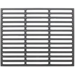 Grillrost 45x35 cm rechteckig emailliertRost Grillgitter Gusseisen Grillplatte