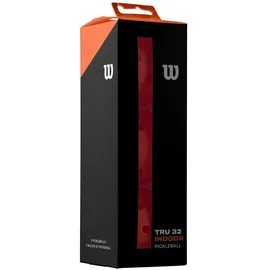 Wilson TRU 32 Indoor-Pickleball-Ball 3er Pack orange - orange