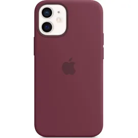 Apple iPhone 12 mini Silikon mit MagSafe pflaume
