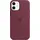 Apple iPhone 12 mini Silikon mit MagSafe pflaume