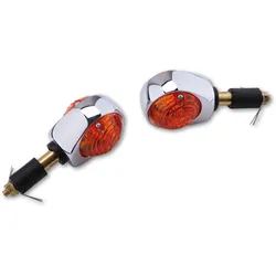 SHIN YO SHIN YO Lenkerblinker OCHSENAUGE, silber