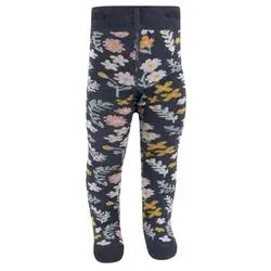 Ewers Babystrumpfhose Blumen allover tinte, 62