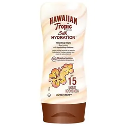 HAWAIIAN TROPIC SILK HYDRATION sun protection lotion SPF15 180 ml