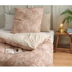 Tchibo - Bettwäsche mit getufteter Verzierung - beige