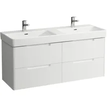 Laufen Juna Waschtischunterbau, 4 Schubladen, inklusive Ordnungssystem, zu H814968, 1269x446x515mm, H4115541092601, Farbe: weiß matt