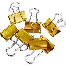 Maul Foldbackklammern gold 1.9 cm