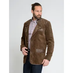 Lederjacke JCC "31022146", Herren, Gr. 48, braun, Obermaterial: 100% Schweinsleder / Innenfutter: 100% Polyester / Ärmelfutter: 100% Polyester / Knöpfe: 100% Polyester, Jacken