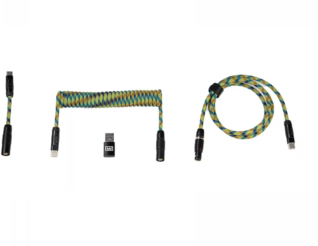 Wooting Coiled USB-C Kabel - Lekker