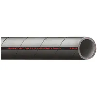 TEGUMA Kühlwasserschlauch Radiacord schwarz 20 m