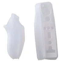 OSTENT Weiche Silikonhülle für Nintendo Wii Remote Nunchuk Controller - Farben Weiß