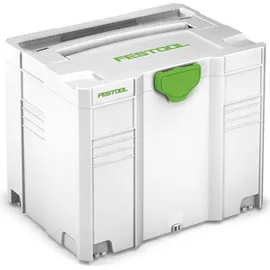 Festool SYSTAINER SYS 4 T-LOC SYS-HWZ Box Werkzeugkoffer ( 497658 ) lichtgrau koppelbar mit Holzeinsatz