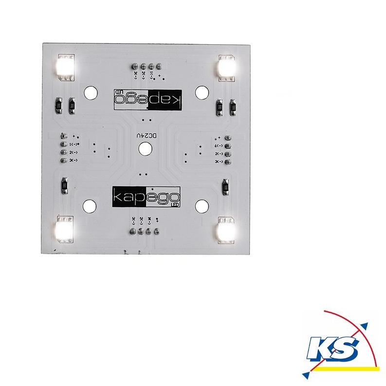 KapegoLED Modular System MODULAR PANEL II 2x2 SMD 5050, 24V, 1,5W, weiß, kaltweiß D-848004