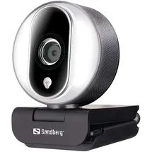 Sandberg USB Webcam Pro Silber/Weiß