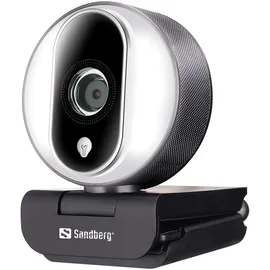 Sandberg USB Webcam Pro Silber/Weiß