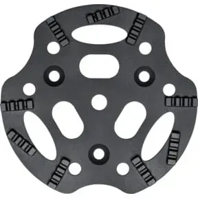 Roll PKD-Scheibe CR9 250mm mit 9 PKD-Splitt Segmenten