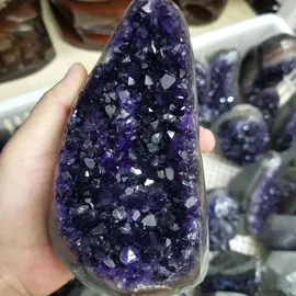 luxuskollektion Amethyst-Kristall-Cluster 2.2lbs Natürliches