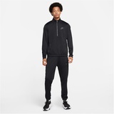Nike Sportswear Sport Essentials Poly-Knit Trainingsanzug Herren 010 - black/dk smoke grey XL