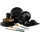 HIT Trading Speiseteller BRUNCH 27 cm schwarz 1er Set