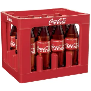 12x 1,00 L. Coca-Cola PET Flasche - MEHRWEG - ohne Kasten