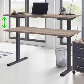 MID.YOU Schreibtisch Office Edition Eiche / Braun